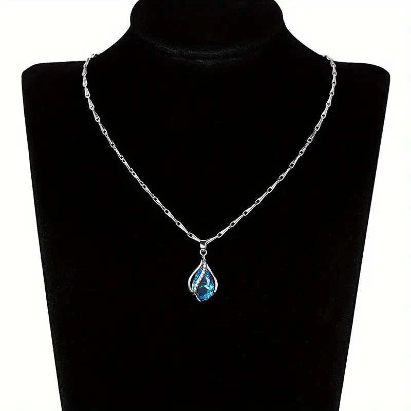 Collar "Gota Aquamarina" - OFERTA 2x1