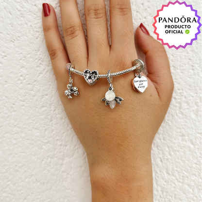 Pulsera de Pandora con 2 Abalorios + 2 DE REGALO