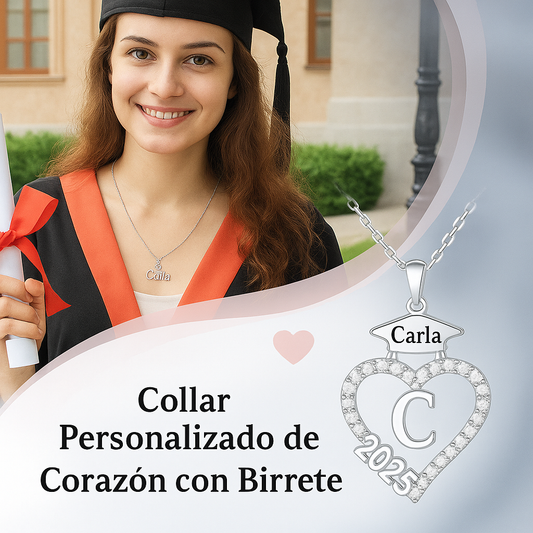Regalo de Graduación 2025 – Collar Personalizado con Tarjeta Dedicatoria