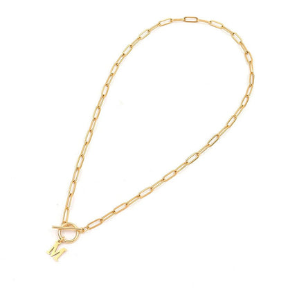 Collar con Inicial y Cierre de Aro - OFERTA 2x1